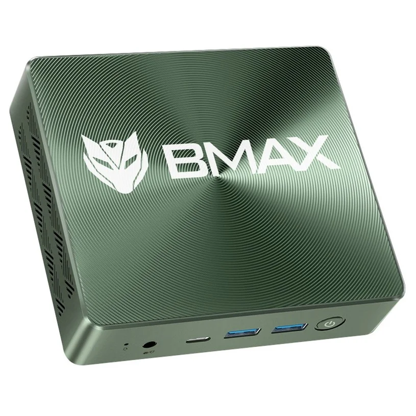 BMAX B6 Power Mini PC, Intel Core i7-1060NG7 up to 3.8GHz, 16GB LPDDR4 1TB SSD, 2xHDMI Full Feature Type-C 4K Triple Display, 3xUSB3.0 1000Mbps RJ45 LAN, Wi-Fi 6 BT 5.2 3.5mm Audio, Windows 11 -EU