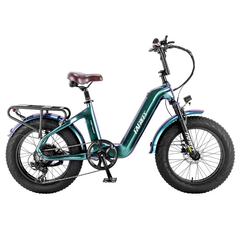 Fafrees F20 Master E-bike 20*4.0 inch Air Tire 500W Rear Drive 25km/h Max Speed 48V 22.5Ah Samsung Battery 140-160km Range Hydraulic Disc Brakes Carbon Fiber Frame - Green