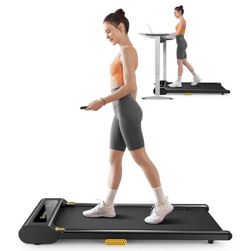 UREVO URTM022 Spacewalk Lite Treadmill, Max Speed 1-6KM/h, Walking Area 102.4*40cm, Max Load 120kg, Remote Control