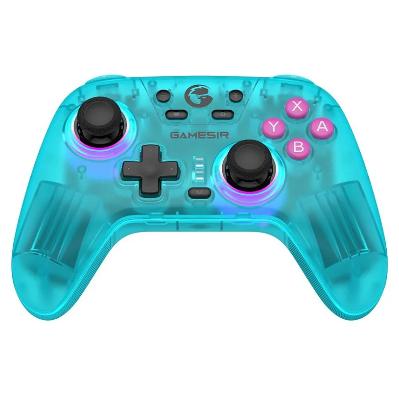 GameSir Nova HD Rumble NS Controller, RGB Lights, Tri-mode Connection, Compatible with Switch, PC, iOS, Android and Steam Deck - Green