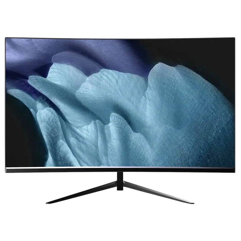 FYHXele FY27FMC-B 27-inch 2800R Curved Gaming Monitor, 1920*1080 FHD 16:9 VA Screen, 75Hz Refresh Rate, 2ms Response Time, 99% sRGB, 1*HDMI 1*VGA 1*Audio, Adjustable Tilt - Black