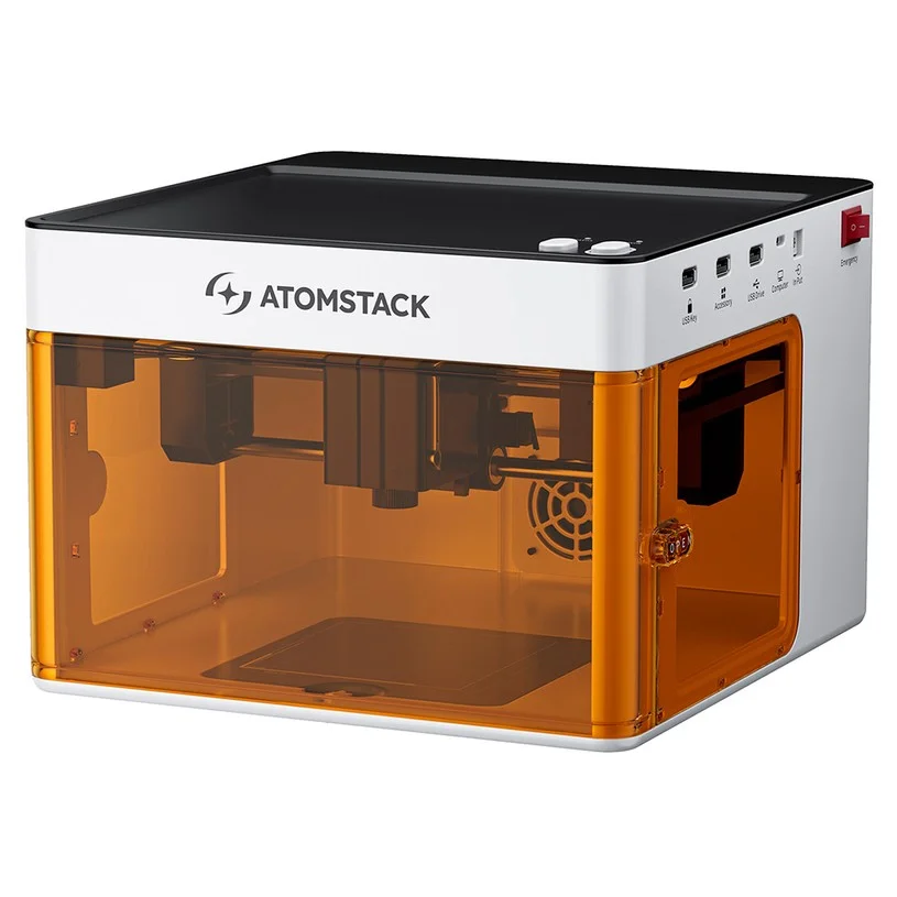 ATOMSTACK P1 5W Diode Laser Engraver - High-Speed DIY Laser Engraving Machine for Wood, Leather, and More, 10000mm/min，110*110mm