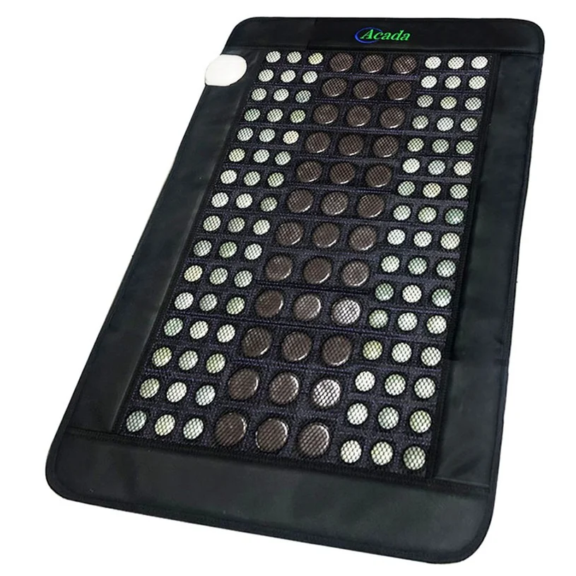 ACADA Far Infrared Heating Pad 80×55cm – Jade & Tourmaline Infrared Heat Therapy Mat, Adjustable Temperature, Deep Muscle Pain Relief and Winter Warmth