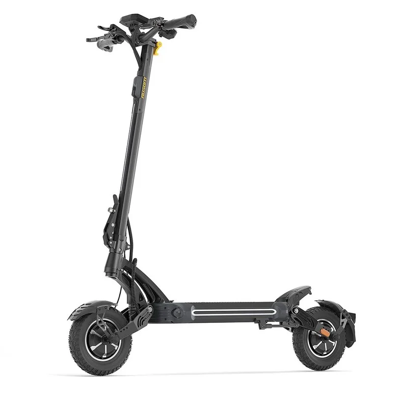 Ausom SR1 Electric Scooter, 2*1000W Motor, 52V 20.8Ah Battery, 10 inch Tires, 65km/h Max Speed, 95km Range, Front & Rear Hydraulic Disc Brakes, Swingarm Suspension