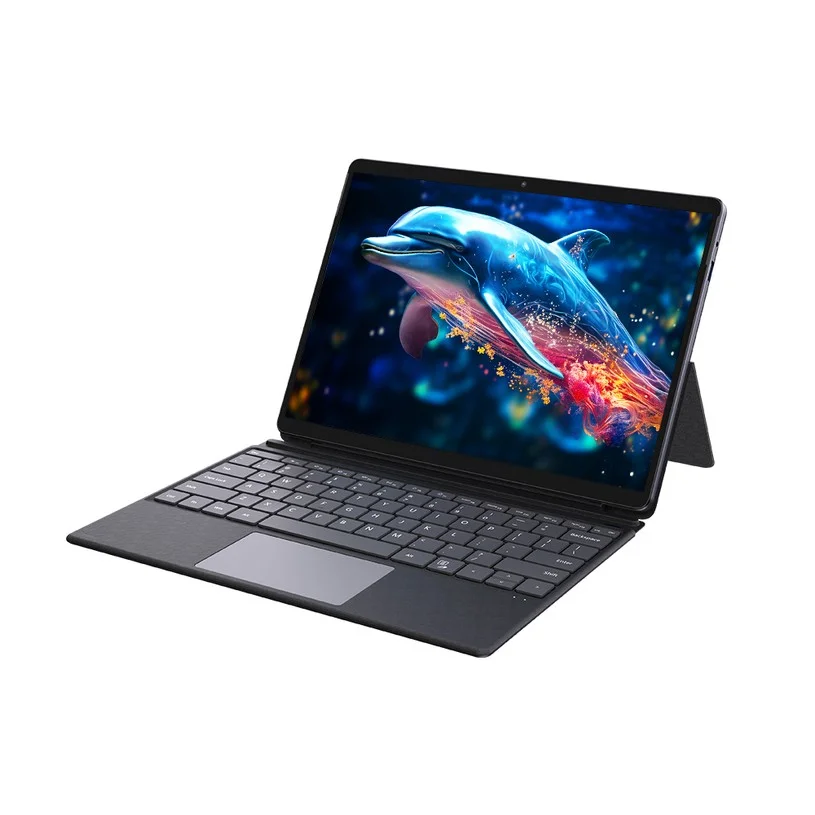 CHUWI Hi10 Max Tablet (without Keyboard), Intel N150 4 Cores Max 3.6GHz, 12.96 inch 2880*1920 IPS Touchscreen, 12GB LPDDR5 RAM 512 SSD, USB-C+Micro HDMI 4K Dual Screen Display, WiFi6, 8MP+5MP Camera, 2*Full-featured Type-C, 1*USB3.2, 1*Audio Jack