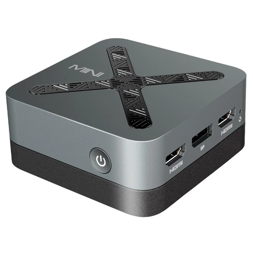 MINIX NEO Z97 Mini PC, Intel N97 4 Cores Max 3.6GHz, 12GB LPDDR5X RAM 512GB SSD, WiFi 6 Bluetooth 5.2, 2*HDMI+1*DP 4K Triple Display, 3*USB3.2, 2*RJ45, 1*Audio, Active Cooling