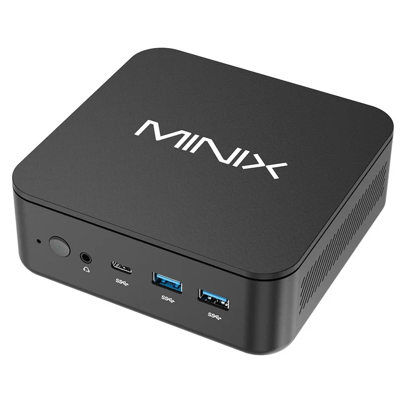 MINIX NGC NR660 Mini PC, AMD Ryzen 5 6600H 6 Cores Max 4.5GHz, 16GB RAM 512GB SSD, HDMI+DP+USB-C 4K@60Hz Triple Display, WiFi 6E Bluetooth 5.2, 3*USB 3.2 ,1*USB 2.0, 2*2.5G RJ45, 1*3.5mm Audio Jack, with VESA Mount