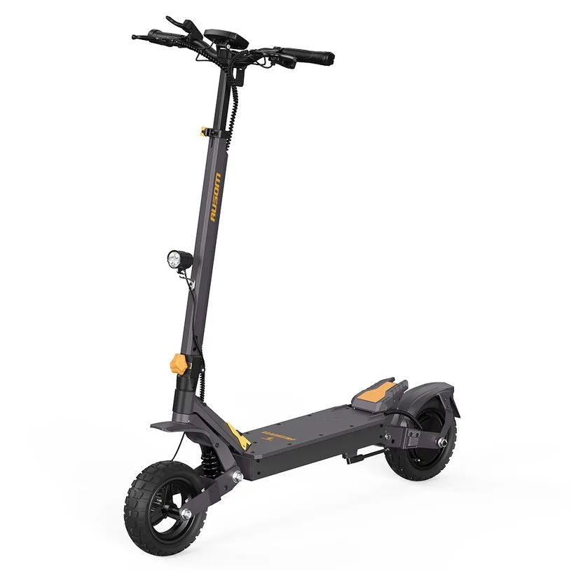 Ausom L1 Electric Scooter, 800W Motor, 48V 15.6Ah Battery, 10 inch Tires, 45km/h Max Speed, 70km Range, Front & Rear Disc Brakes, Dual Swingarm Suspension, NFC & Passcode Lock
