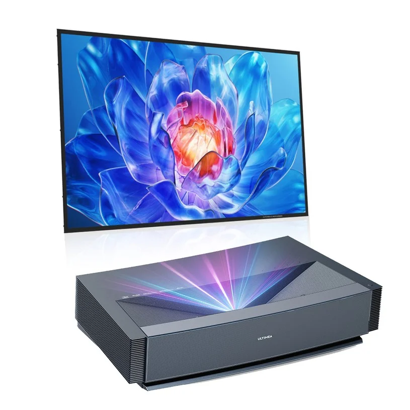 Ultimea Thor T60 4K 4000 ANSI Laser TV Projector + 100 inch Fresnel Projection Screen