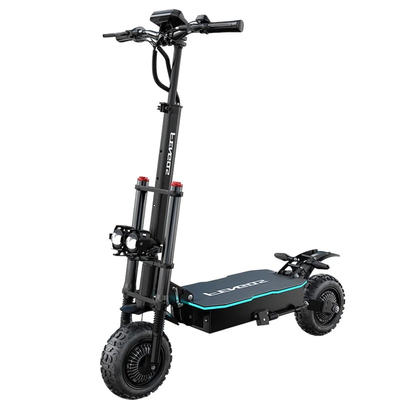 FENGQS GT8 PRO Electric Scooter, 2800W*2 Motor, 67.2V 38Ah Battery, 11 inch Tires, 80km/h Max Speed, 90km Range, Hydraulic Disc Brakes, Dual Suspension System, LCD Display