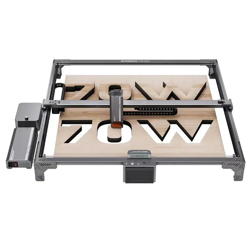 ATOMSTACK X70 Max 70W Laser Engraver, 0.02mm Accuracy, Auto Focus, 800x850mm