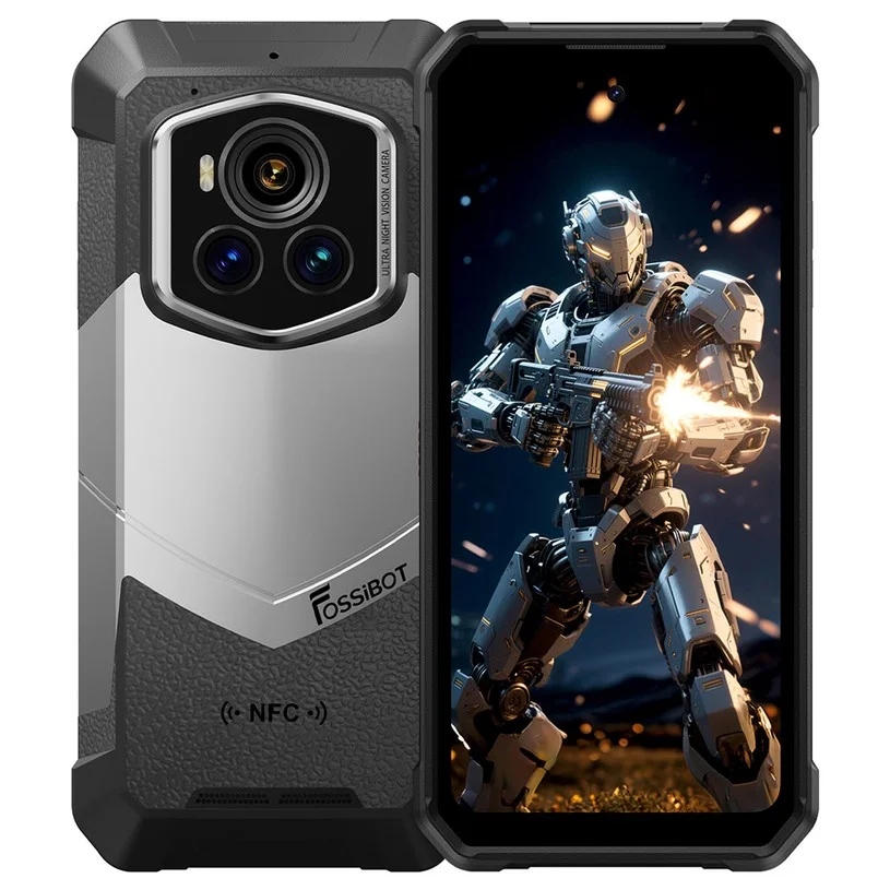 FOSSiBOT F107 Pro Rugged Smartphone, 12+512GB, 6.95inch Display, 28,000mAh Battery, 200MP AI Camera, 66W Fast Charge, Night Vision & 5G