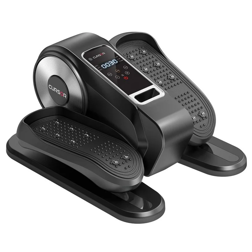 ROBORE C5 Under Desk Elliptical Machine, Ellipse Leg Exerciser for Seniors, Quiet & Portable Electric Seated Eclipse Exercise Training Machine with Remote, 12 Speeds & Mute Function, Manual & Auto Mode - Black