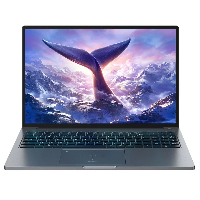 Blackview GamiBook 8 Laptop, 16 inch 1920*1200 IPS Screen, AMD Ryzen 7 7735HS 8 Cores, 16GB RAM 512GB SSD, WiFi 6, 57Wh Battery, Dual Speakers, Fingerprint Unlock, 2*Full-featured Type-C, 2*USB3.2, 1*USB2.0, 1*HDMI, 1*TF Card Slot, 1*Audio Jack