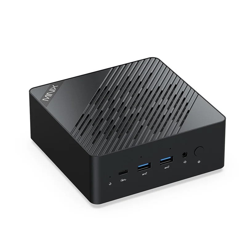 MINIX ER936-AI Mini PC, AMD Ryzen AI 9 365 10 Cores Max 5.0GHz, 32GB DDR5 RAM 1TB SSD, HDMI+DP+2*USB-C Quad-Screen Display, WiFi 6E Bluetooth 5.2, Dual 2.5G RJ45, 3*USB3.2, 1*Audio Jack