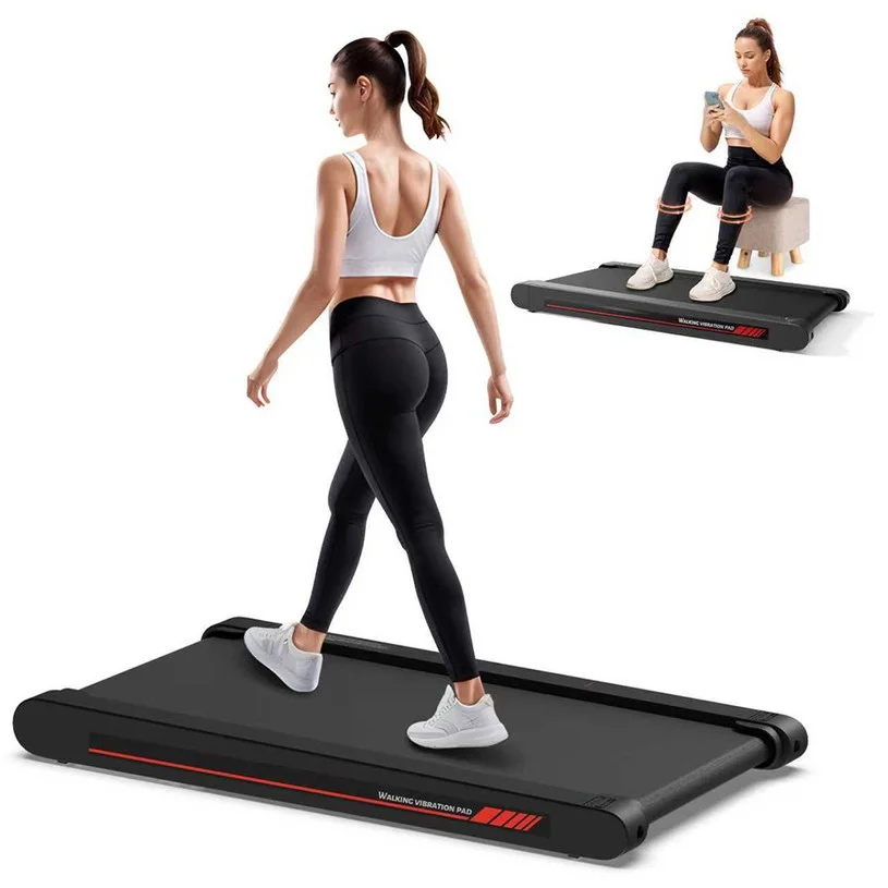Sperax P1 Walking Vibration Pad, 400W Dual-Mode Trainer, 0.3-6.2km/h Speed, 900x390mm Running Area, 350lbs Max Load, Ultra-Slim Low-Noise Design for Home & Office
