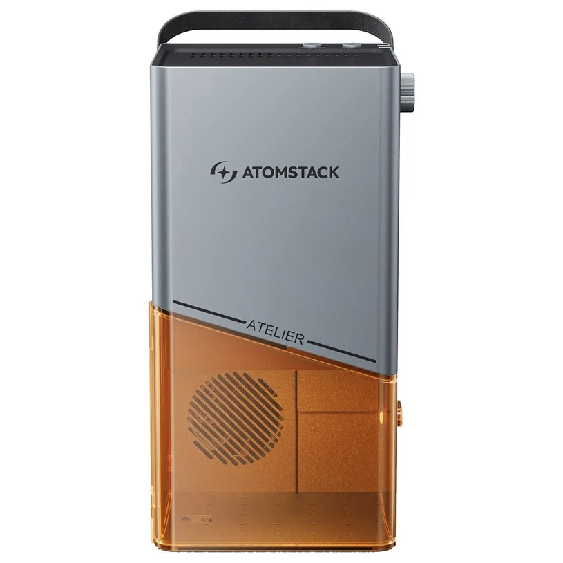 ATOMSTACK Atelier 12W FDA Class 1 Diode Laser Engraver with Built-in Camera – 4000mm/s Engraving Speed, 120*120mm, Suitable for Wood / Acrylic / Leather and More