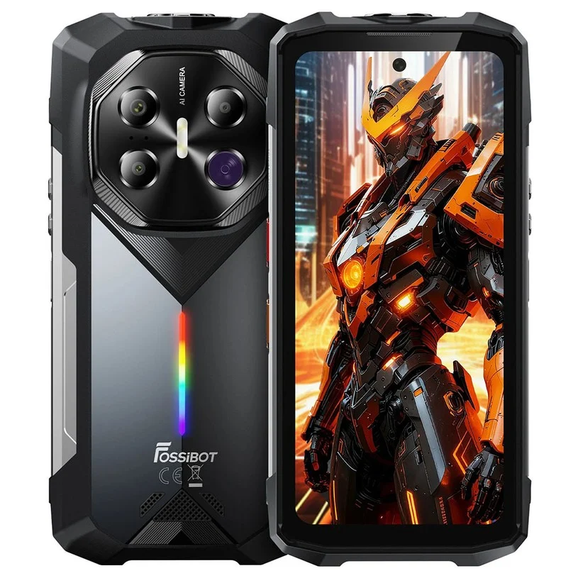 FOSSiBOT F113 5G Rugged Smartphone, 36GB RAM + 256GB ROM, 6.78" 120Hz FHD+ Screen, 20000mAh Battery, 33W Fast Charging, 64MP Night Vision & 50MP Camera, 50m Flashlight, Dual SIM