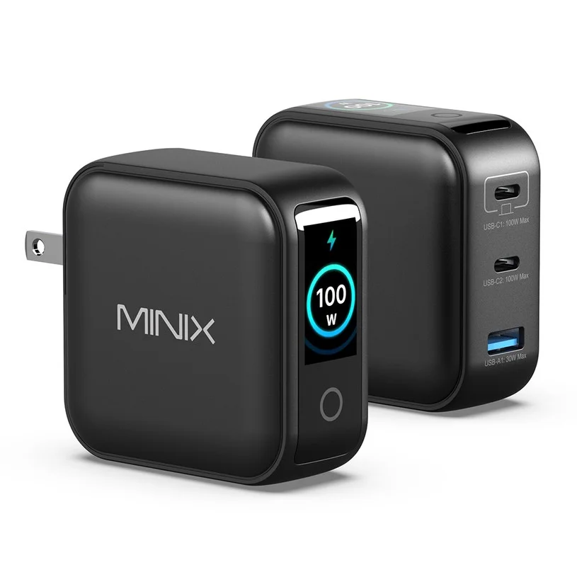 MINIX P3 Pro 3 Port LED GaN Wall Charger