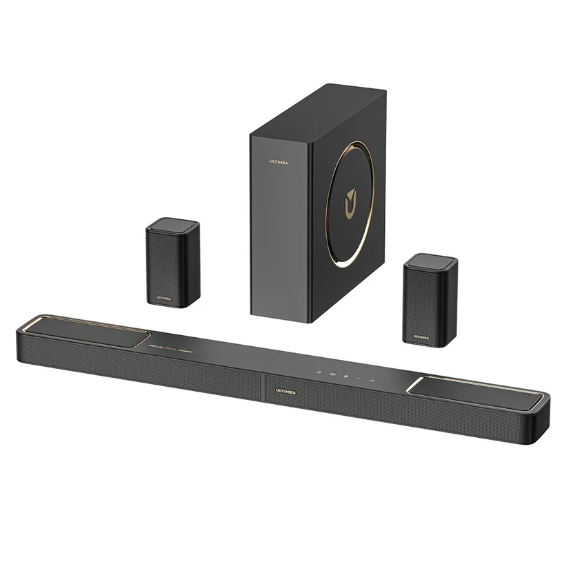 Ultimea Skywave F40 5.1.2 Channel Soundbar, Dolby Atmos, Bluetooth 5.4, 400W Peak Power, App Control
