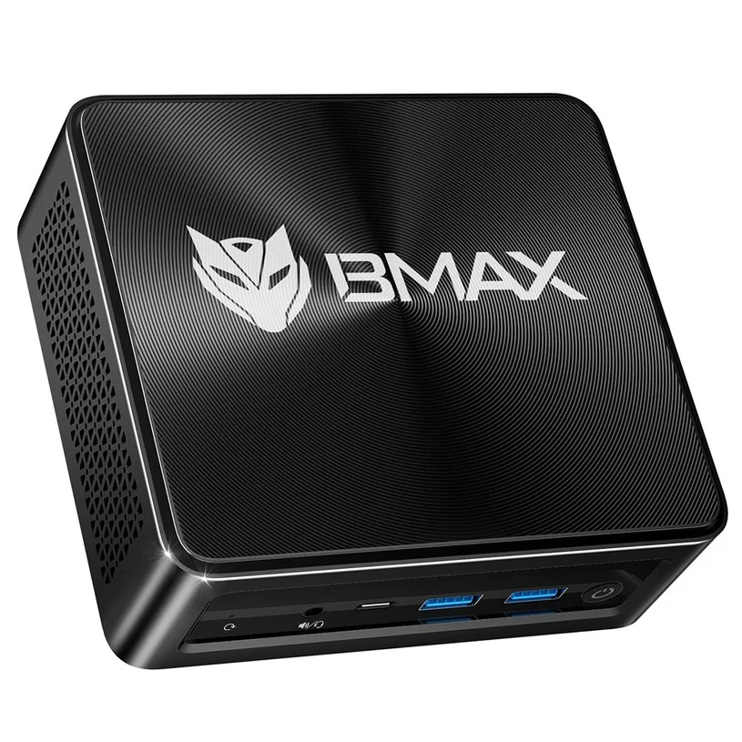 BMAX B9 Power Mini PC, Intel Core i9-12900H 14 Cores Max 5.0GHz, 32GB RAM 1TB SSD, DP+HDMI+Type-C 4K Triple Display, Support Dynamic HDR, WiFi 6 Bluetooth 5.2, 2*USB 3.2 2*USB 2.0 1*RJ45 1*3.5mm Headset Jack, Space Capsule Cooling System