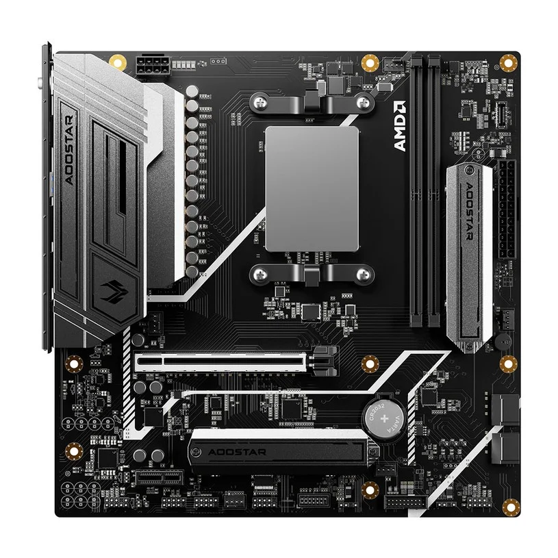 AOOSTAR TA95X3D Desktop PC Motherboard, AMD Ryzen 9 9955HX3D, 16-Core 32-Thread, Up to 5.4GHz, 128MB L3 Cache, DDR5-5600, EXPO Overclocking Support, PCIe 5.0, Dual M.2 NVMe, 5G LAN, HDMI + DP + USB 3.0 Ports