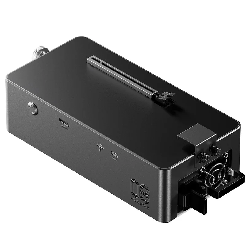 AOOSTAR AG03 Graphics Card Dock, Thunderbolt 5 + OCuLink PCIe 4.0 x4 External GPU Dock, Built-in 800W Power Supply, Up to 500W GPU Power Output, Supports AMD & NVIDIA Graphics Cards