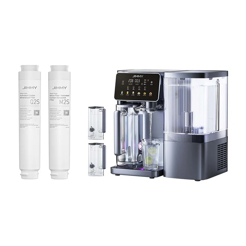 JIMMY R9 Pro Countertop Smart RO Water Purifier with Replacement Filter Set M2S + Q2S, Countertop Reverse Osmosis Water Filter System