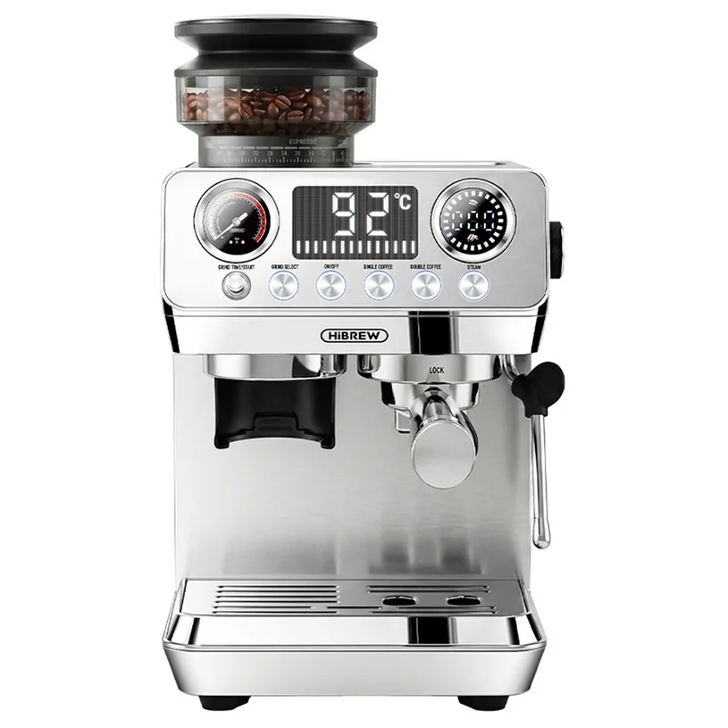 HiBREW H7 Lite Semi-Automatic Coffee Maker with Grinder