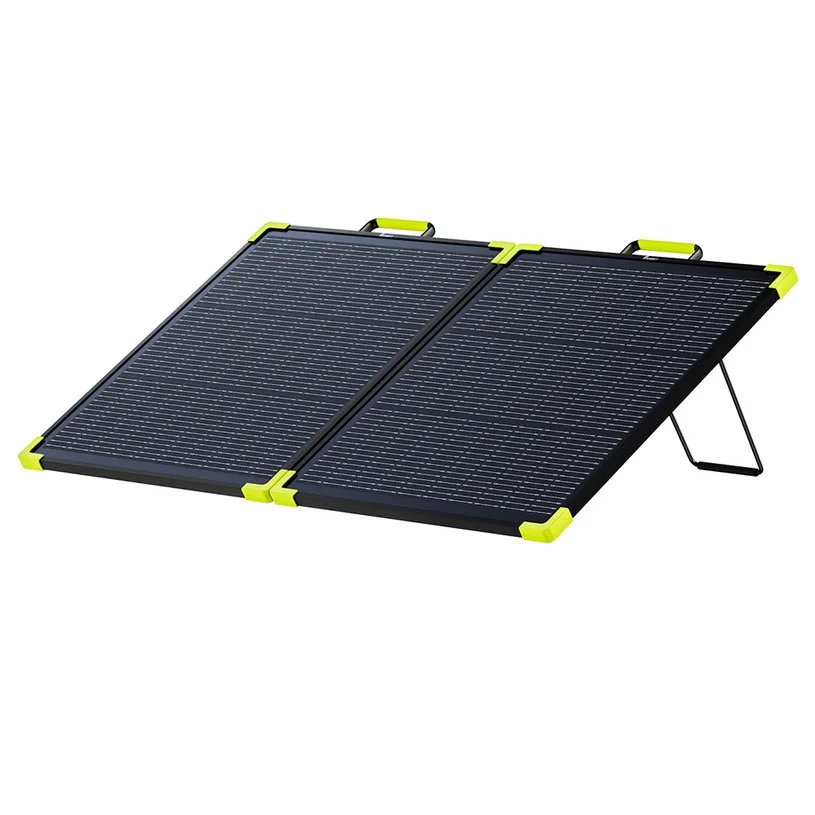FOSSiBOT SP100 Pro Bifacial Portable Solar Panel, 100W Power, 25% Solar Conversion Efficiency, 10–15% Rear-Side Power Gain, IP67 Waterproof, Foldable Design, MC4 to XT60 Cable, Series & Parallel Connection