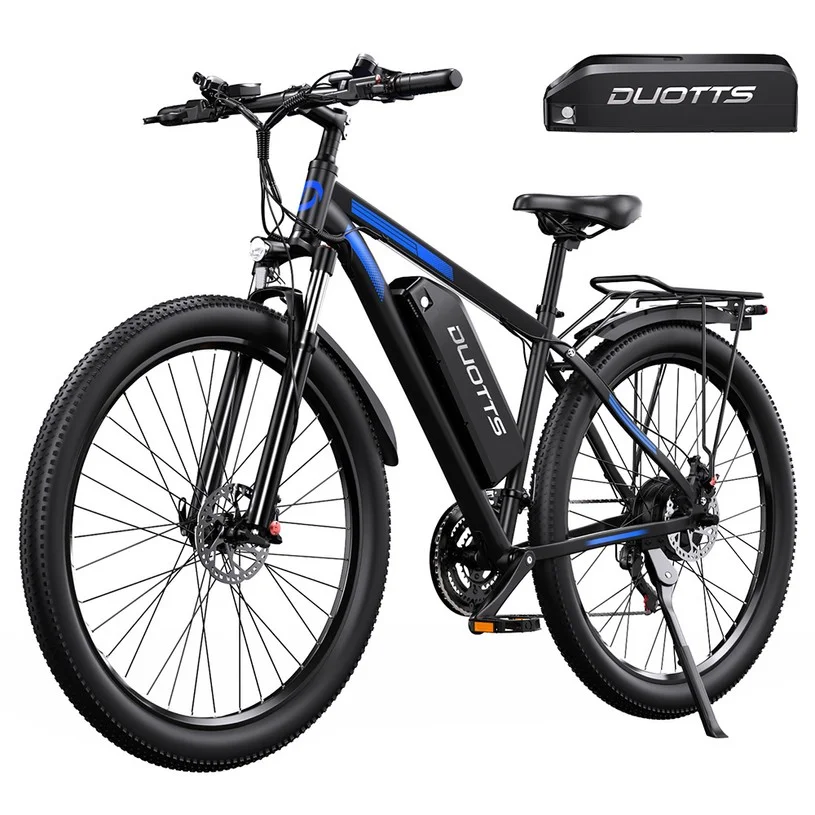 DUOTTS C29 Pro Electric Bike, 750W Motor, Dual 48V 15Ah Replaceable Batteries, 52km/h Max Speed, 90km Max Range per Battery, ≤30° Climbing Angle, 29×2.125-Inch Tires, 21-Speed, Hydraulic Disc Brakes, 150kg Max Load