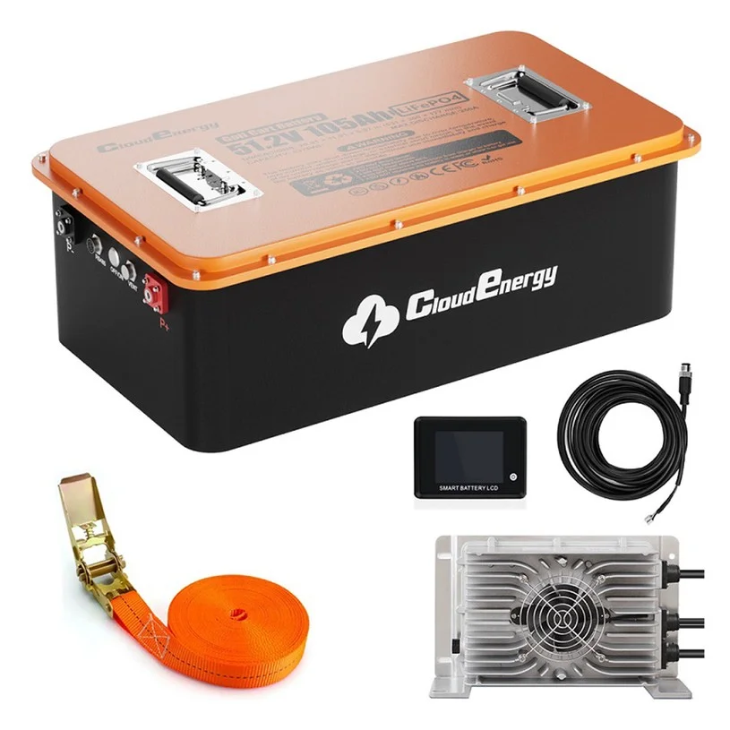 Cloudenergy GFS48-105 48V 105Ah LiFePO4 Golf Cart Battery